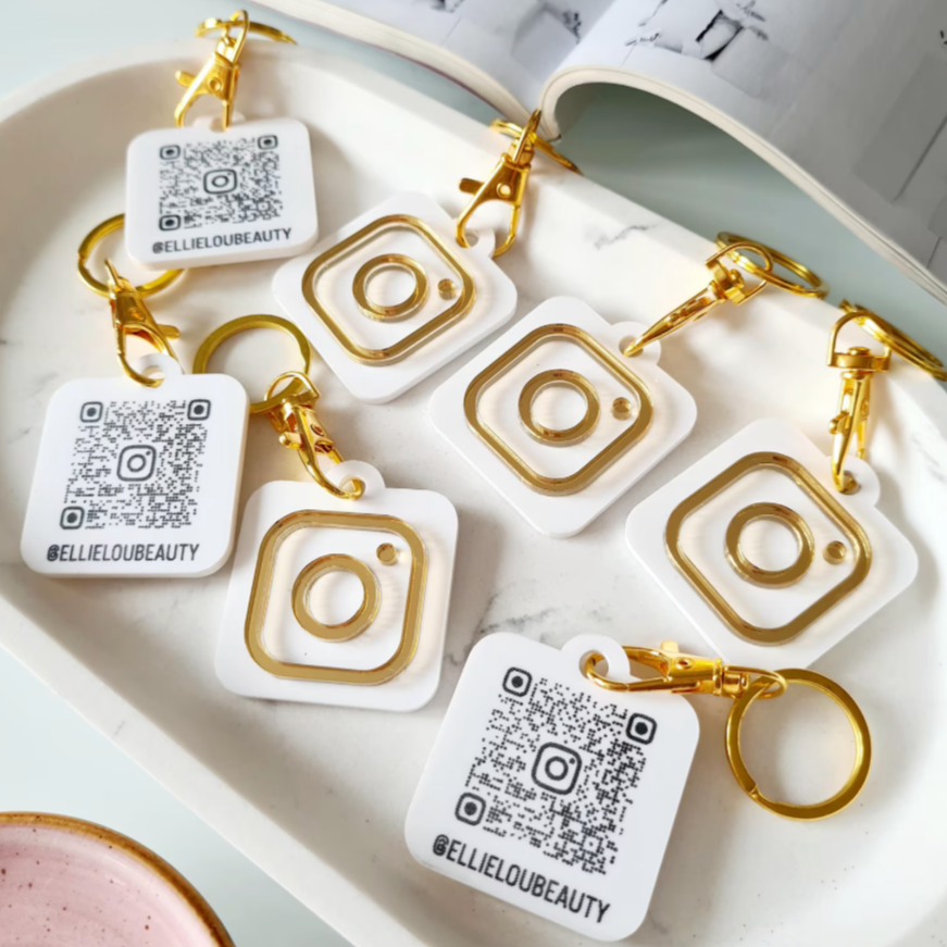 QR CODE KEYCHAIN TAG