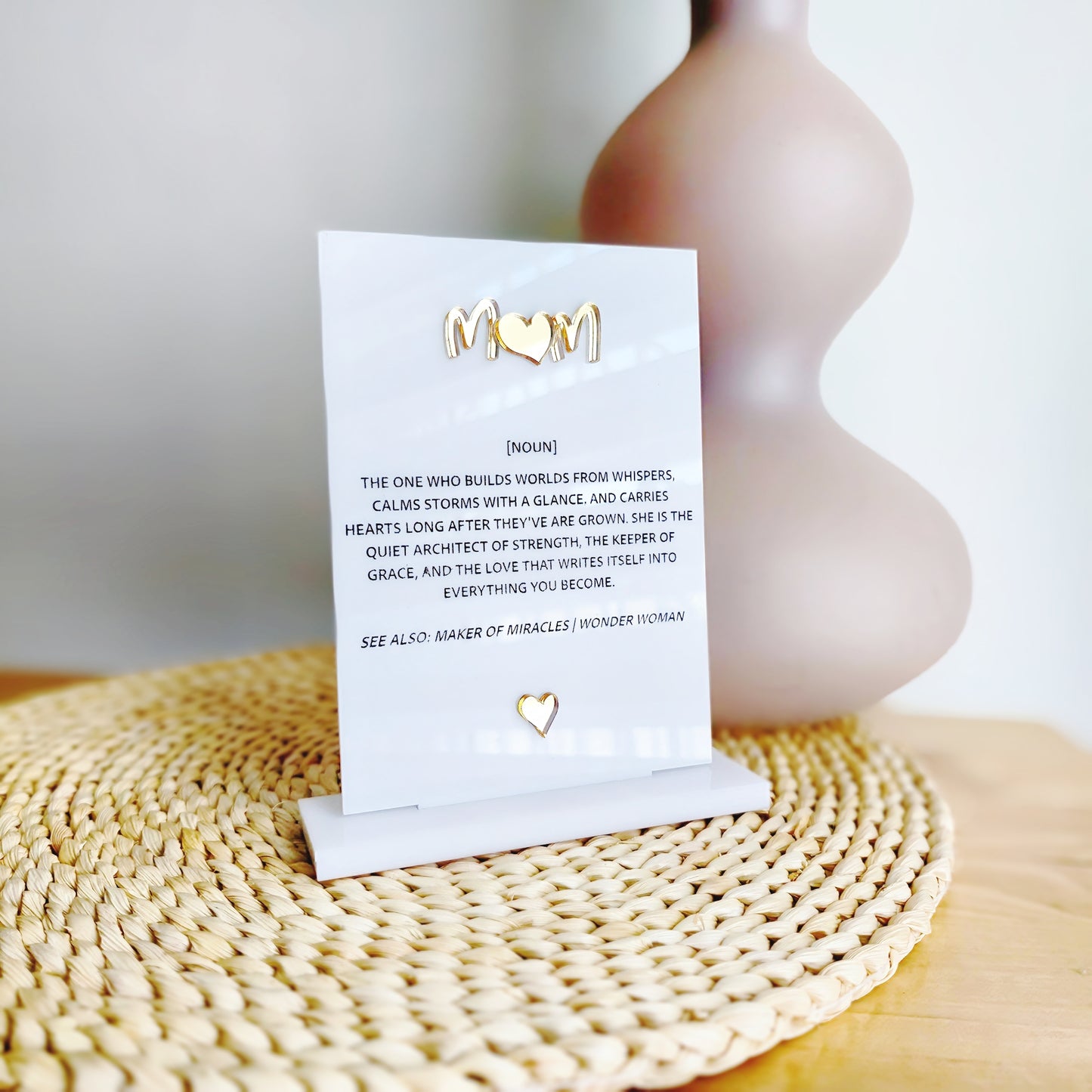 MOTHER'S DAY PLAQUE