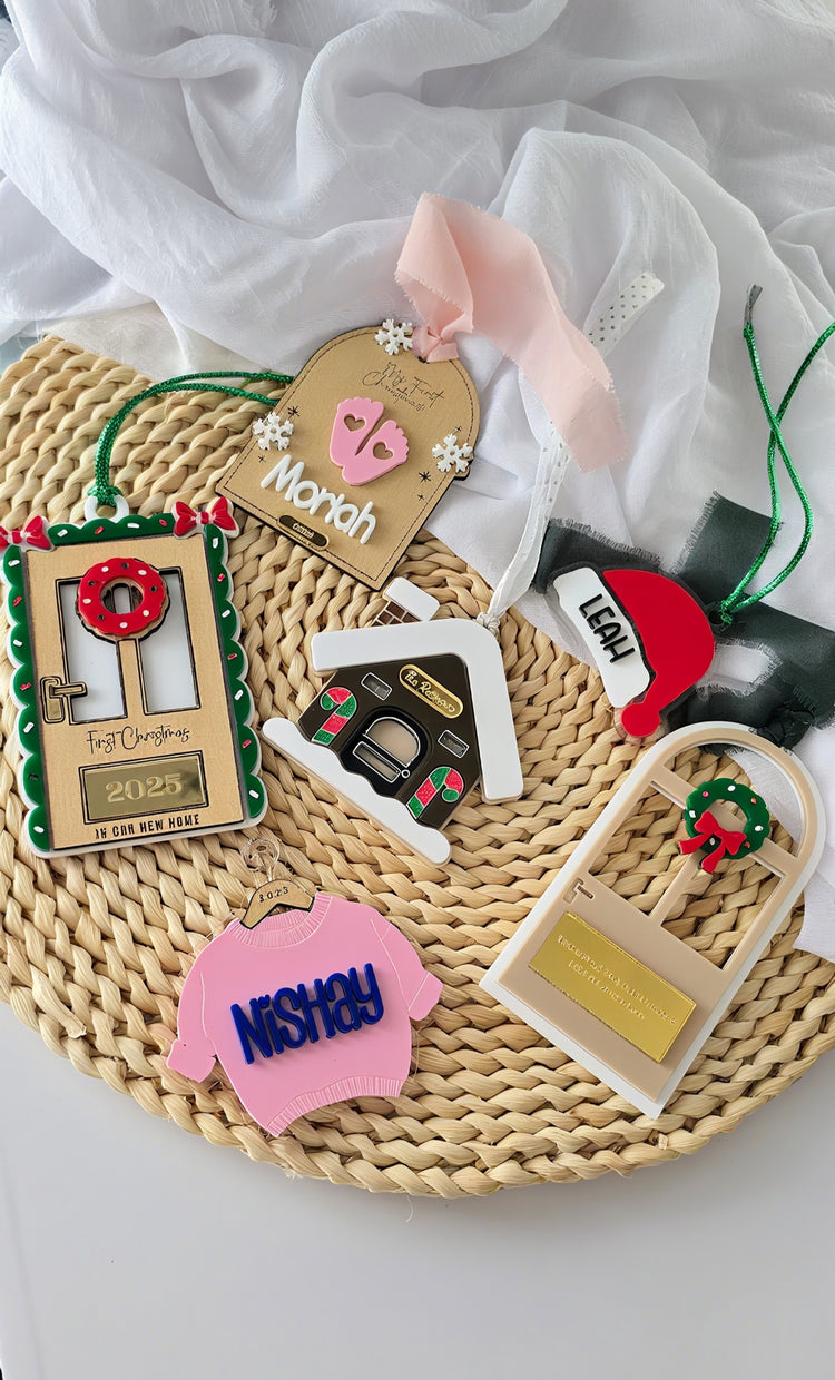 Christmas Release Vol 1: Personalized Ornaments & Keepsakes