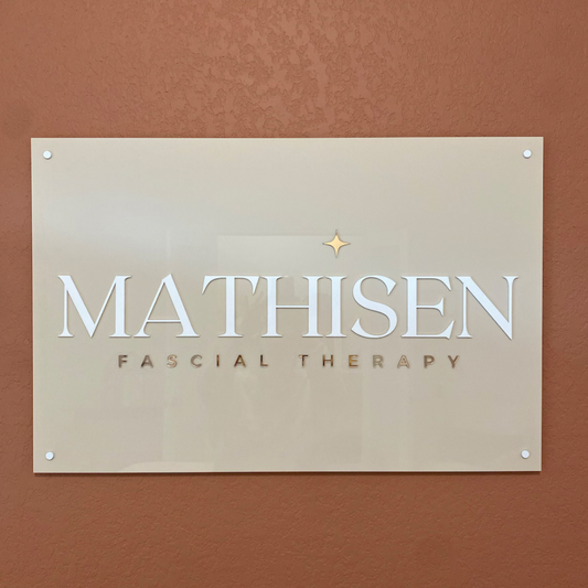 12" X 19" ACRYLIC SIGN