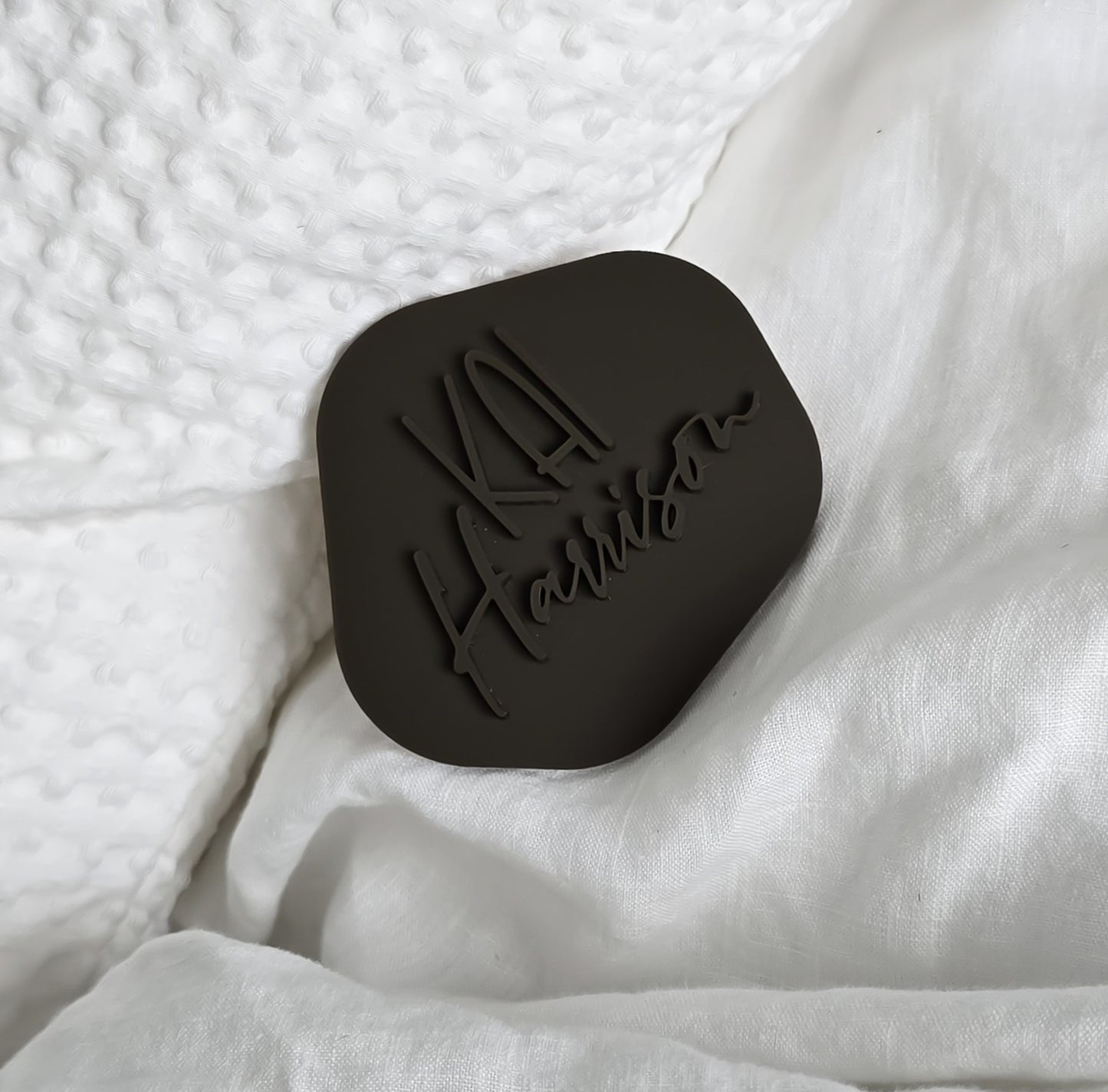 Wavy Baby Announcement Plaque