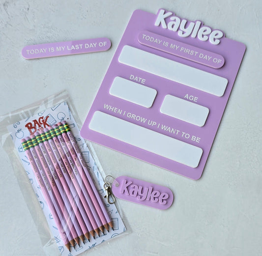 Personalized Back to School Bundle