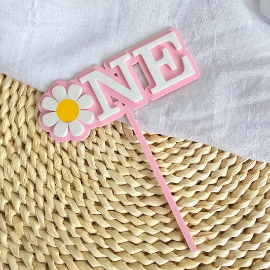 DAISY BIRTHDAY CAKE TOPPERS