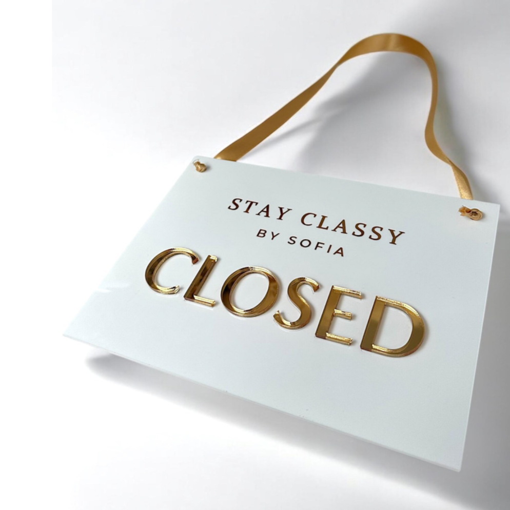 OPEN-CLOSED SIGN