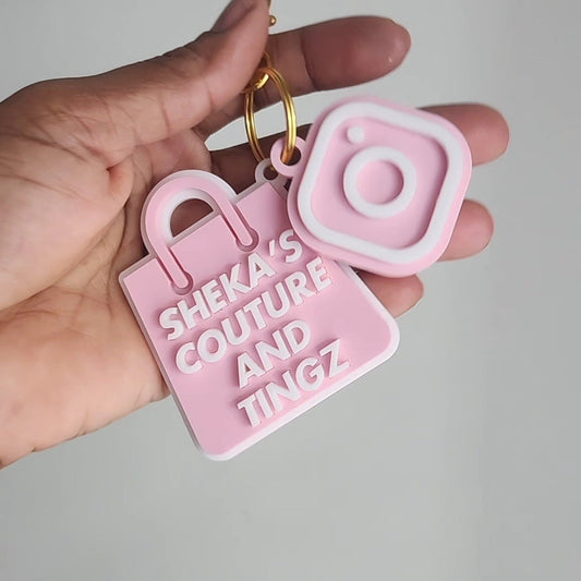 CUSTOM NFC KEYCHAIN WITH ICON