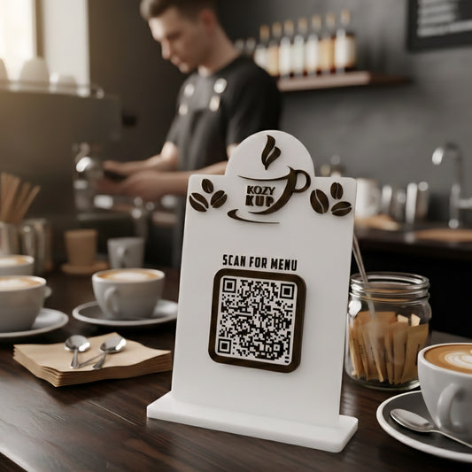 Single Qr Code Sign