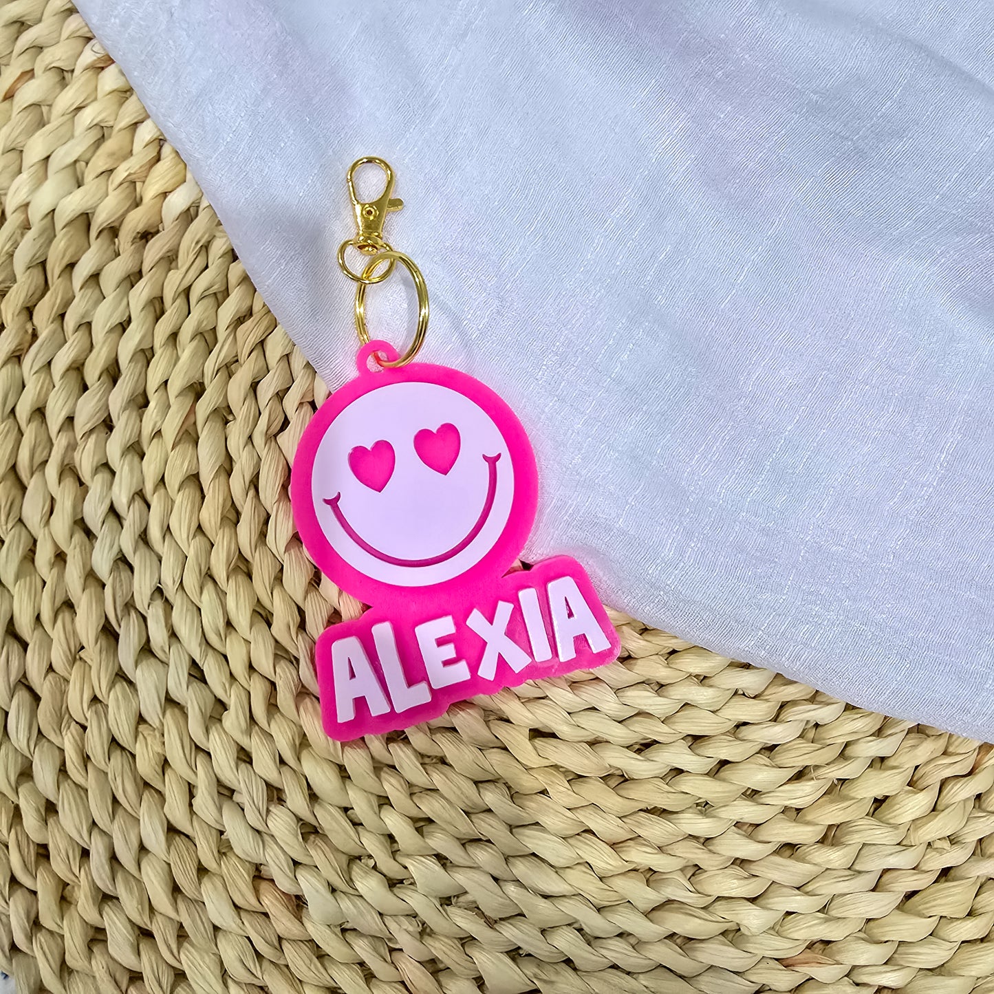 Smiley Face Keychain