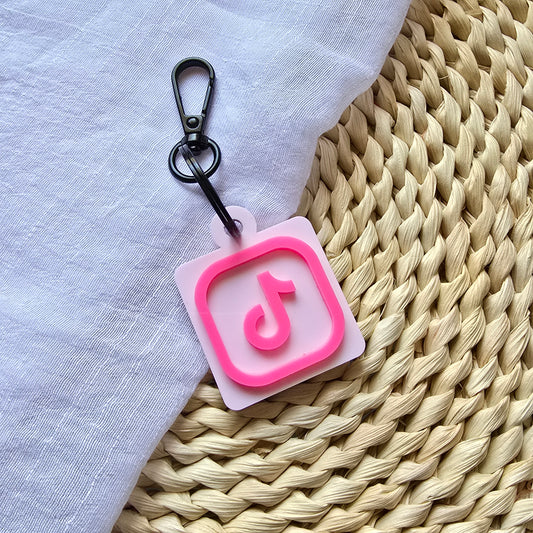 Social Media NFC Keychain