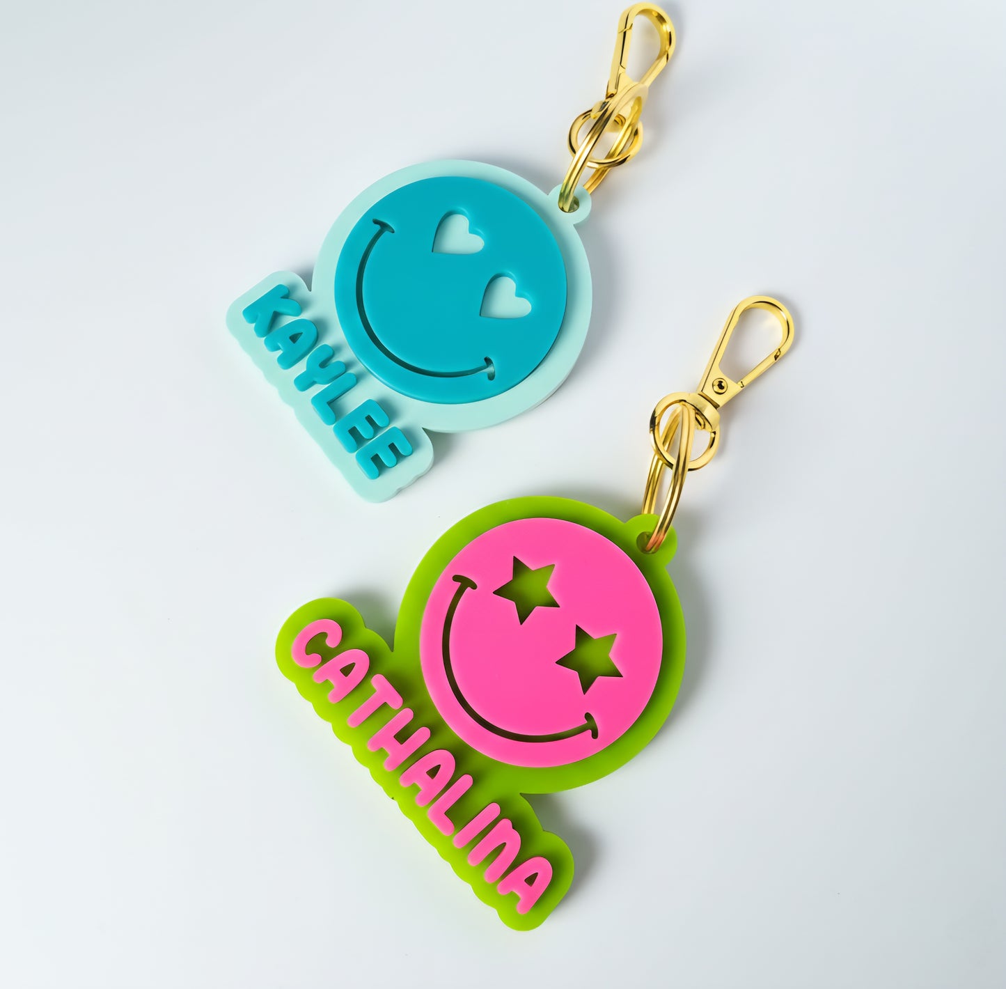 Smiley Face Keychain