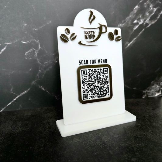 Single Qr Code Sign