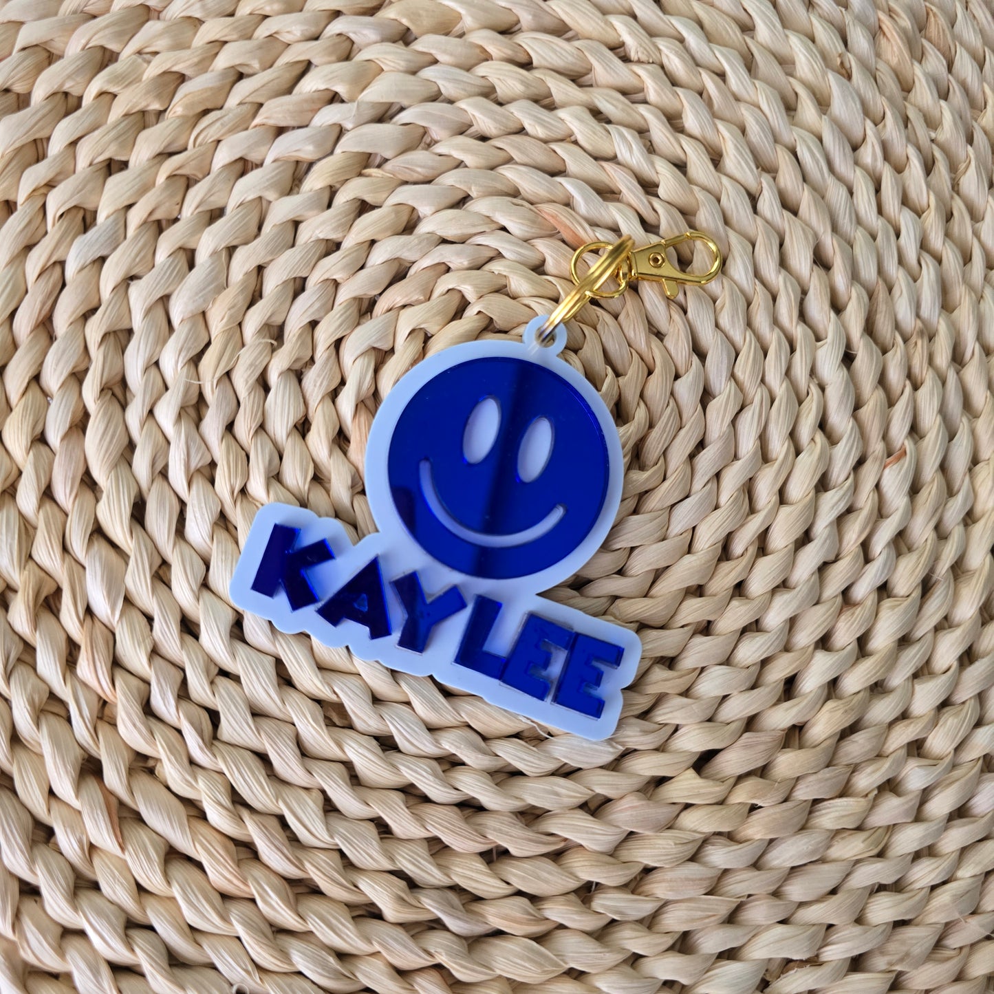 Smiley Face Keychain