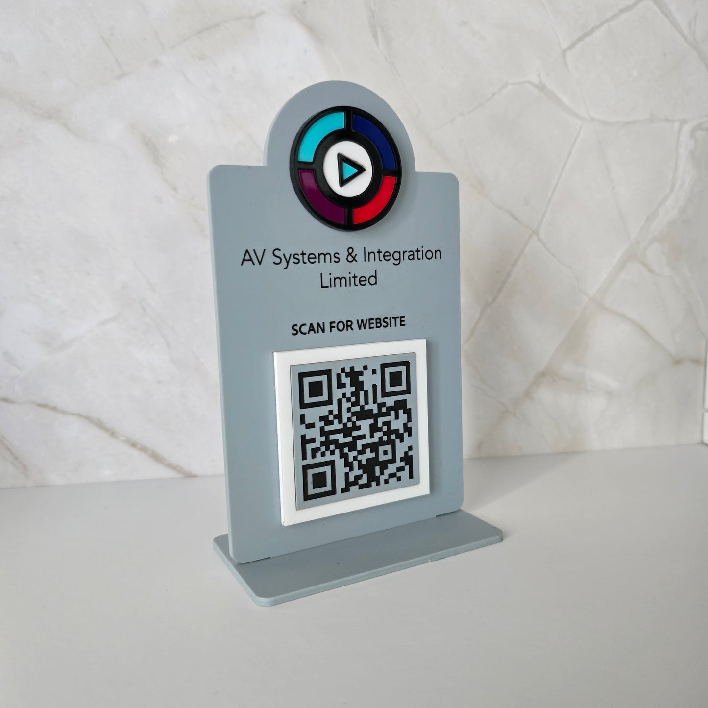 Single Qr Code Sign